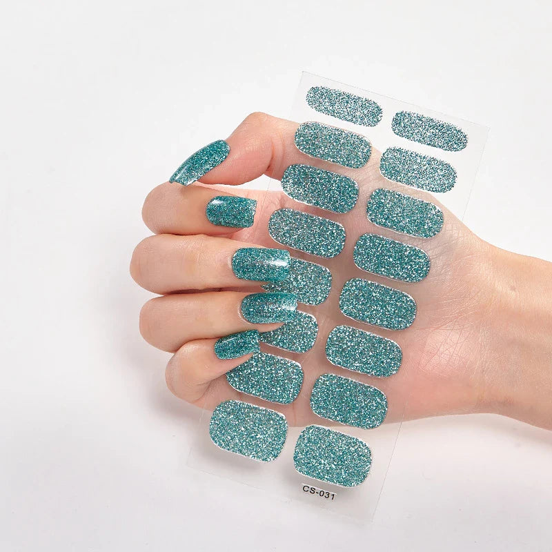 DIY Gel Nail Stickers