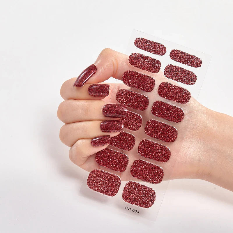 DIY Gel Nail Stickers