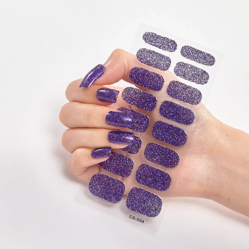 DIY Gel Nail Stickers