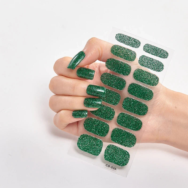 DIY Gel Nail Stickers
