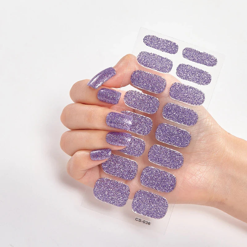 DIY Gel Nail Stickers