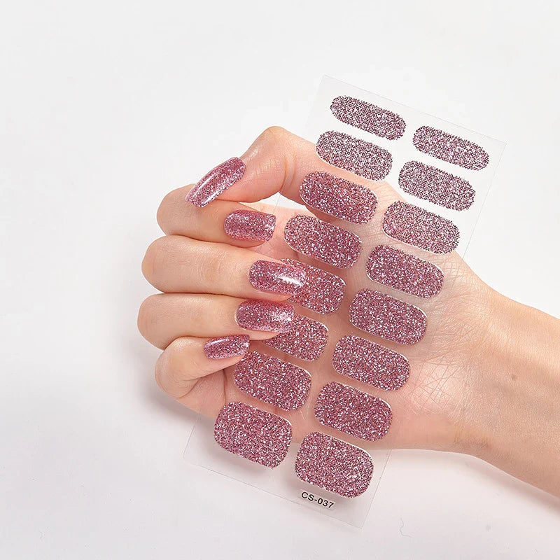 DIY Gel Nail Stickers