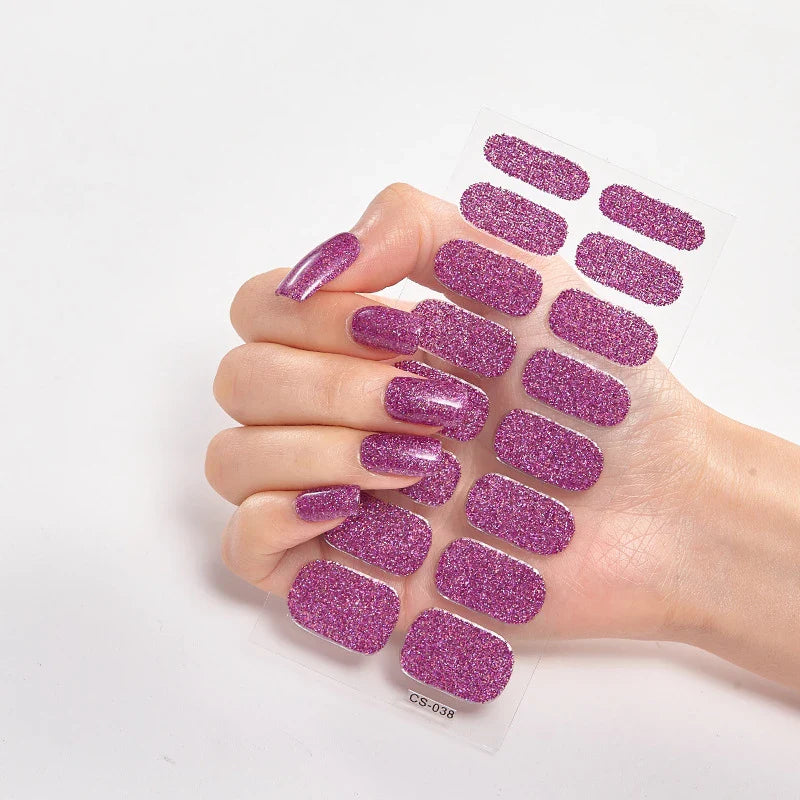 DIY Gel Nail Stickers