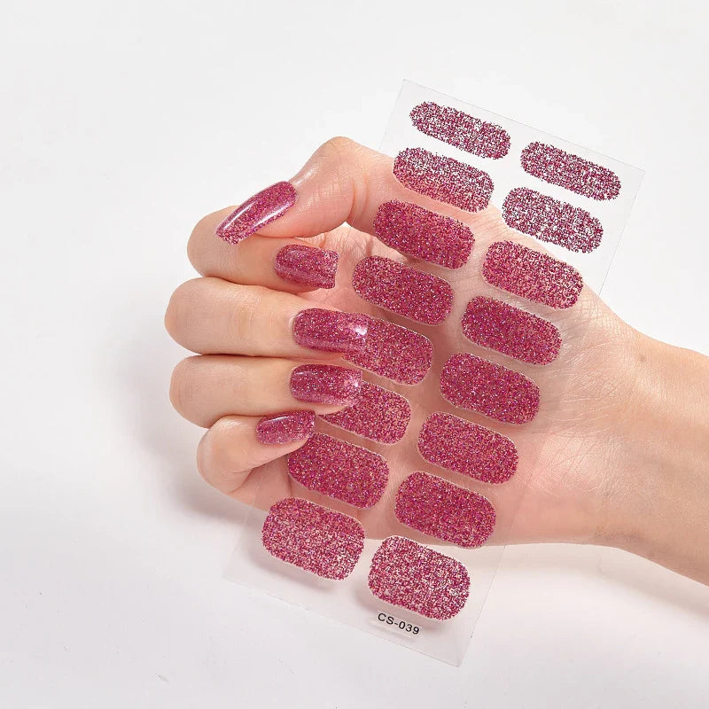 DIY Gel Nail Stickers