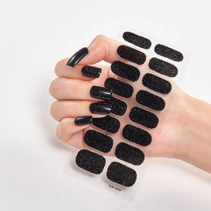 DIY Gel Nail Stickers