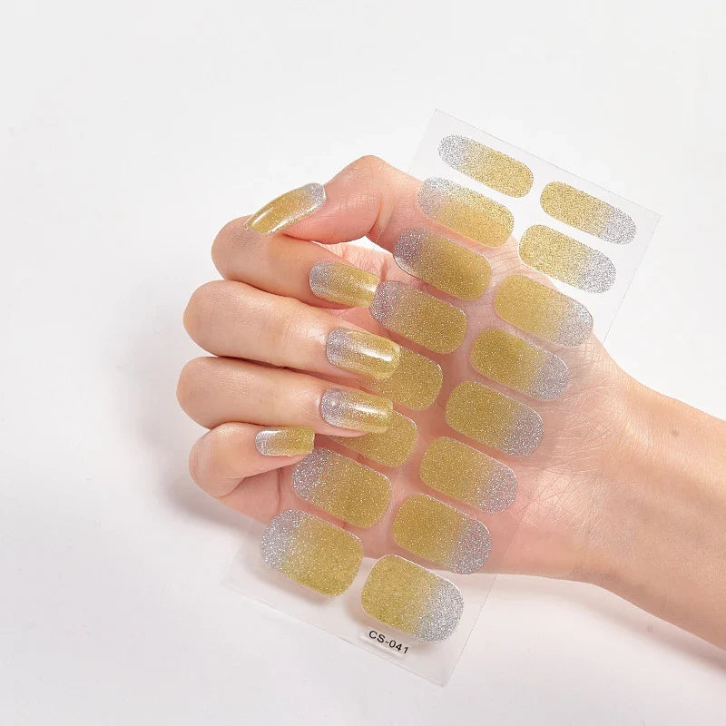 DIY Gel Nail Stickers