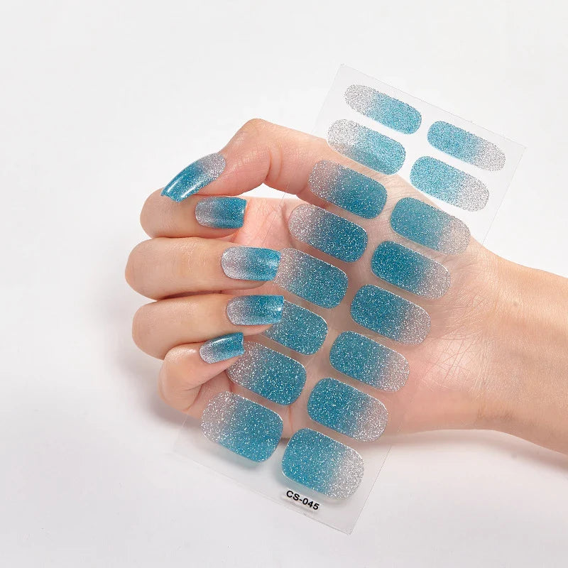 DIY Gel Nail Stickers