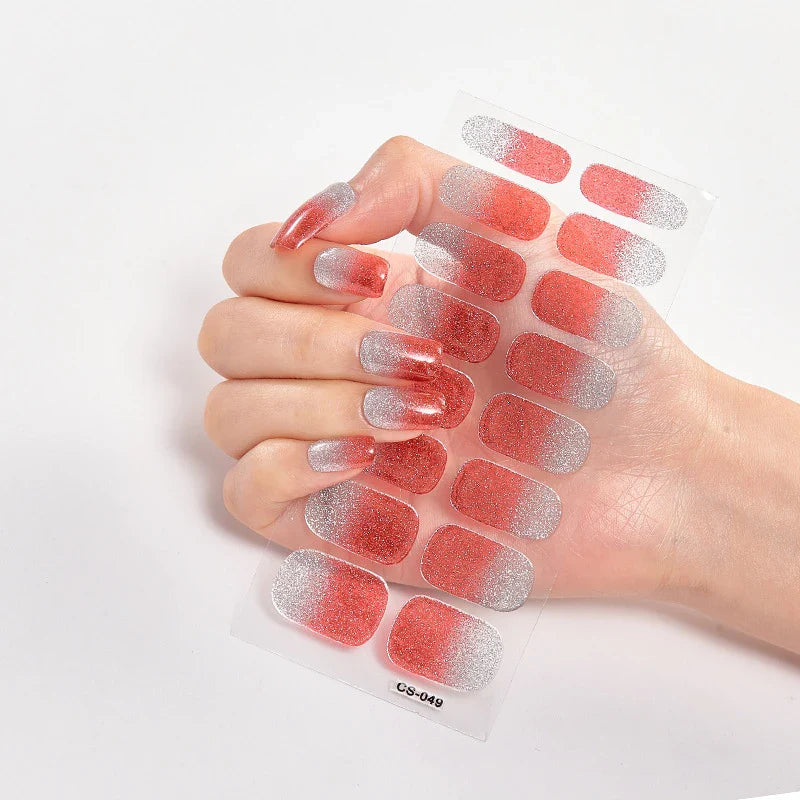 DIY Gel Nail Stickers