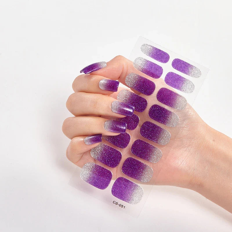 DIY Gel Nail Stickers