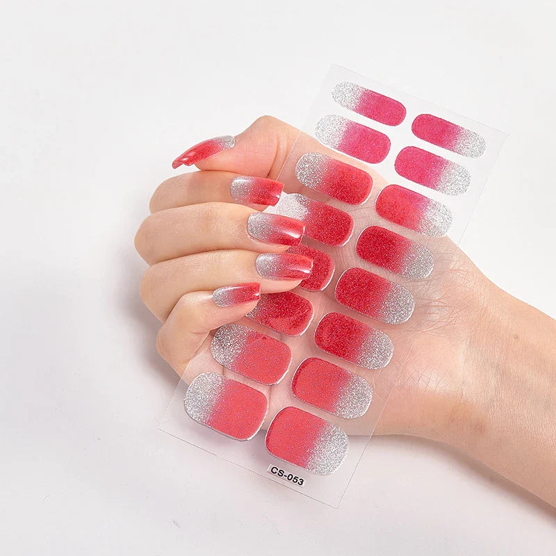 DIY Gel Nail Stickers