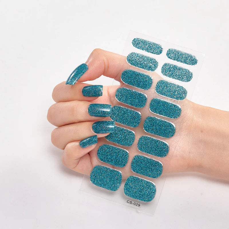 DIY Gel Nail Stickers