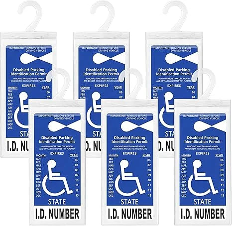 Handicap Parking Placard Holder（ 2 Pcak ）Universal Size