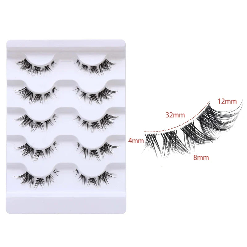 Natural-style Bottom Lash (5-pair pack)