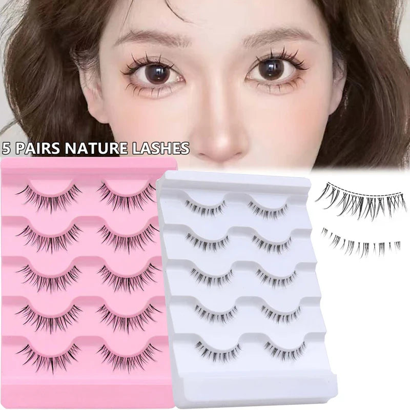 Natural-style Bottom Lash (5-pair pack)