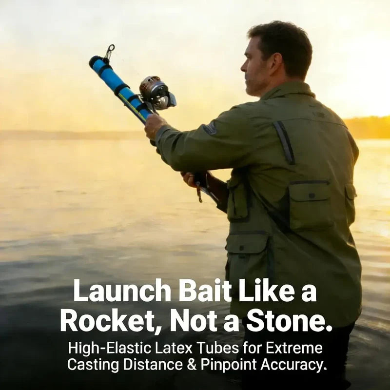 Catapult fishing rod + reel kit
