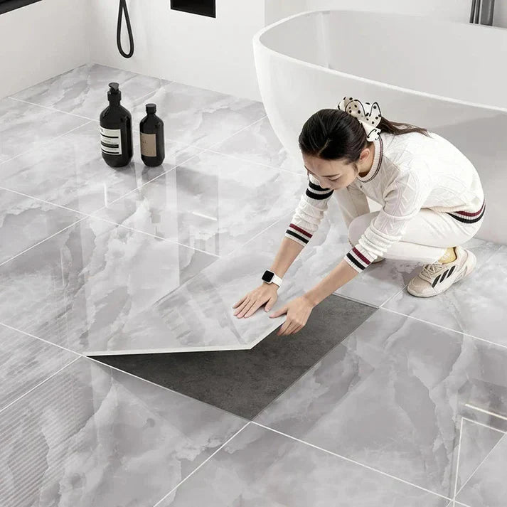 Premium Floor Tile Sticker –  Anti?slip texture, easy to clean. Covers old tiles or concrete