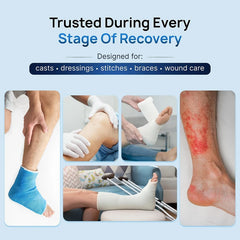 Waterproof Leg Cast Cover for Shower