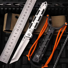 Folding Knife with Slingshot Outdoor Knife EDC Knife-GS19