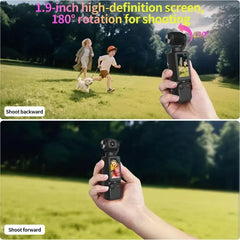 Portable Ultra HD Video Recorder with 180° Rotating Lens