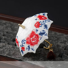 Rotatable Umbrella-Shaped Ceramic Tea Filter