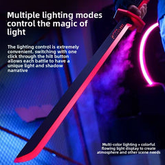 Cool colorful streamer lightsaber, spray laser  lightsaber, sound and light laser  lightsaber New HomeGoods