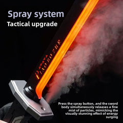 Cool colorful streamer lightsaber, spray laser  lightsaber, sound and light laser  lightsaber New HomeGoods